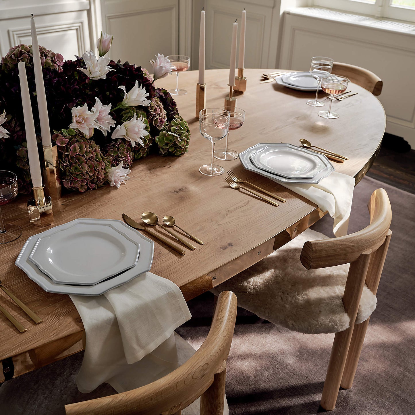 Cremieux White Ceramic Dinnerware Set