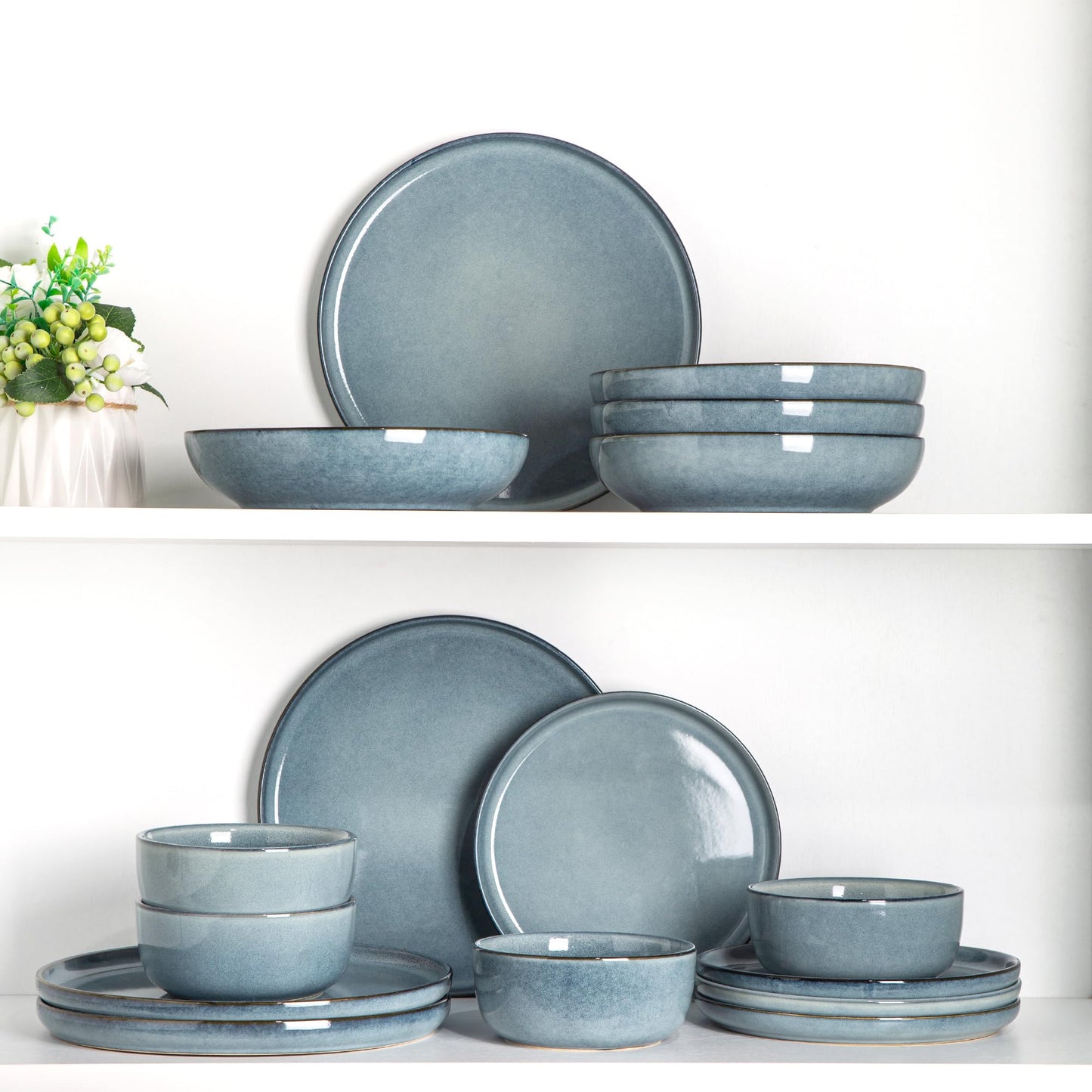 Handmade Stoneware Dinnerware Set – 4/6/8