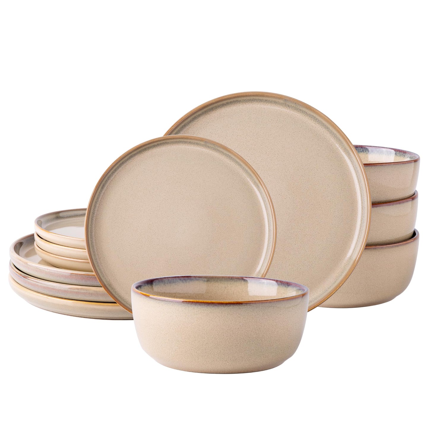 Handmade Stoneware Dinnerware Set – 4/6/8