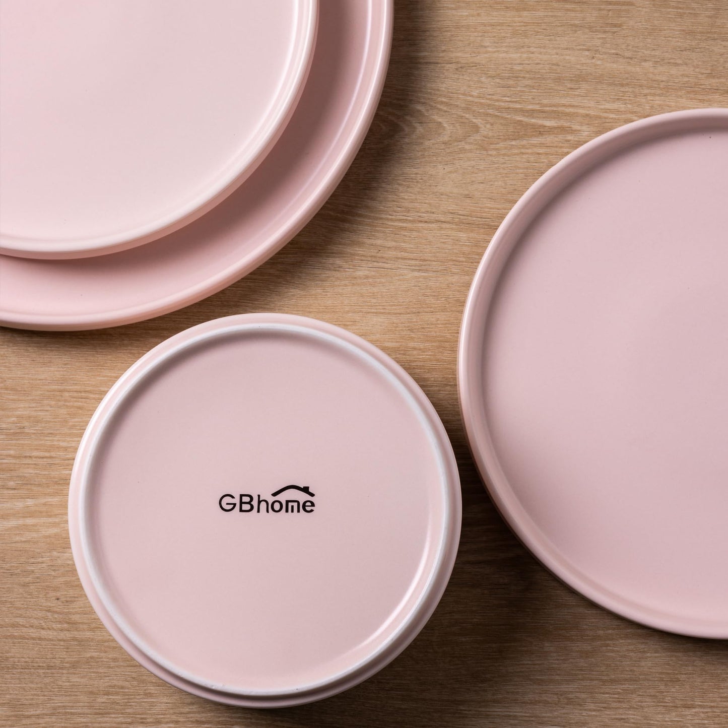12-Piece Ceramic Dinnerware Set – Plates and Bowls for 4, Chip & Crack Resistant, Dishwasher & Microwave Safe, Matte Finish