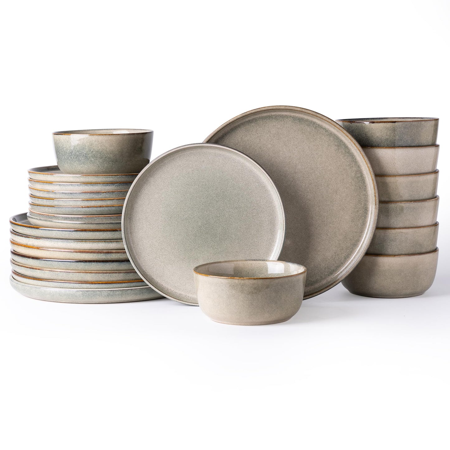 Handmade Stoneware Dinnerware Set – 4/6/8