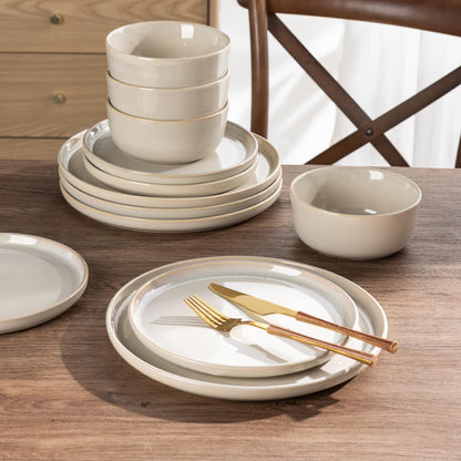 Handmade Stoneware Dinnerware Set – 4/6/8