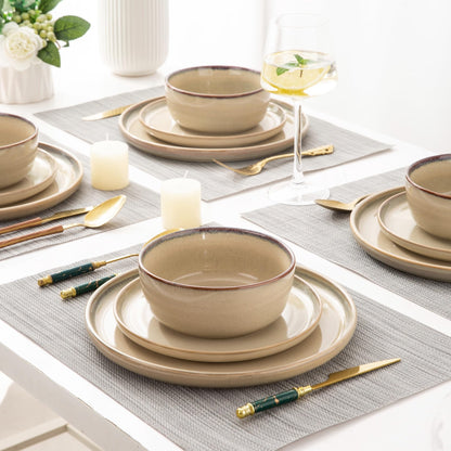 Handmade Stoneware Dinnerware Set – 4/6/8