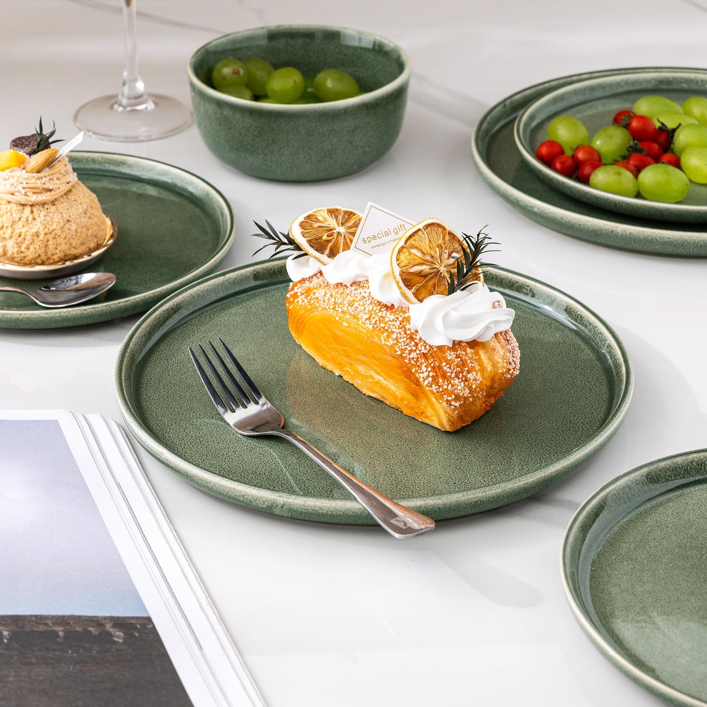 Handmade Stoneware Dinnerware Set – 4/6/8