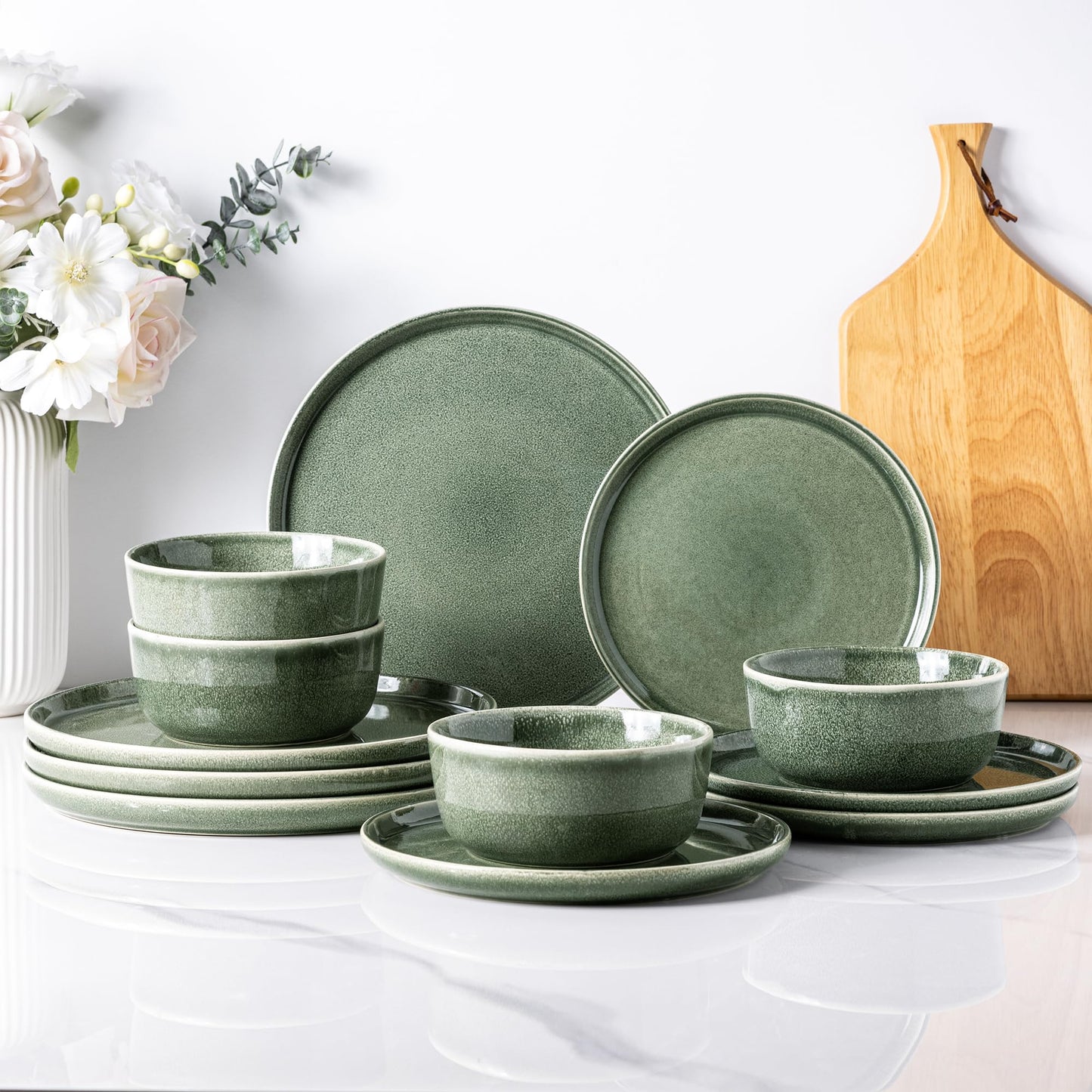 Handmade Stoneware Dinnerware Set – 4/6/8