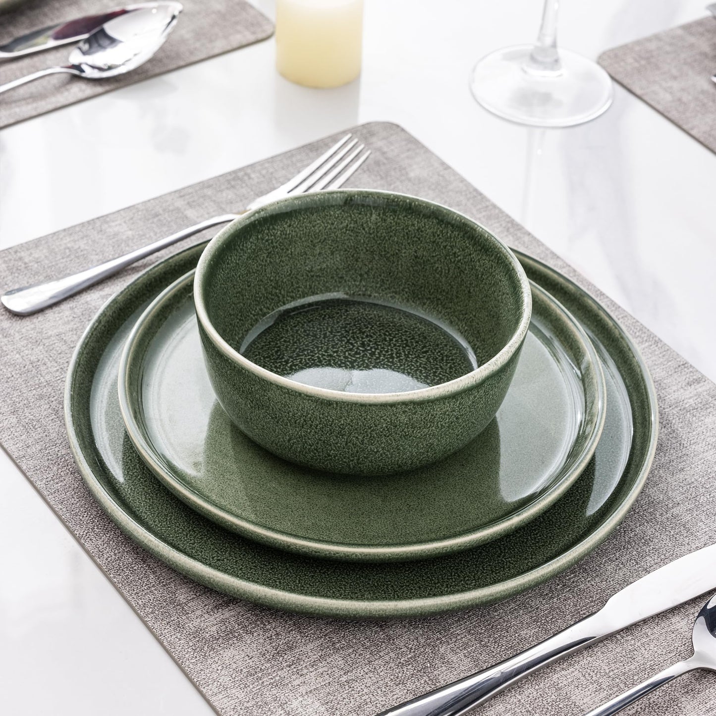 Handmade Stoneware Dinnerware Set – 4/6/8
