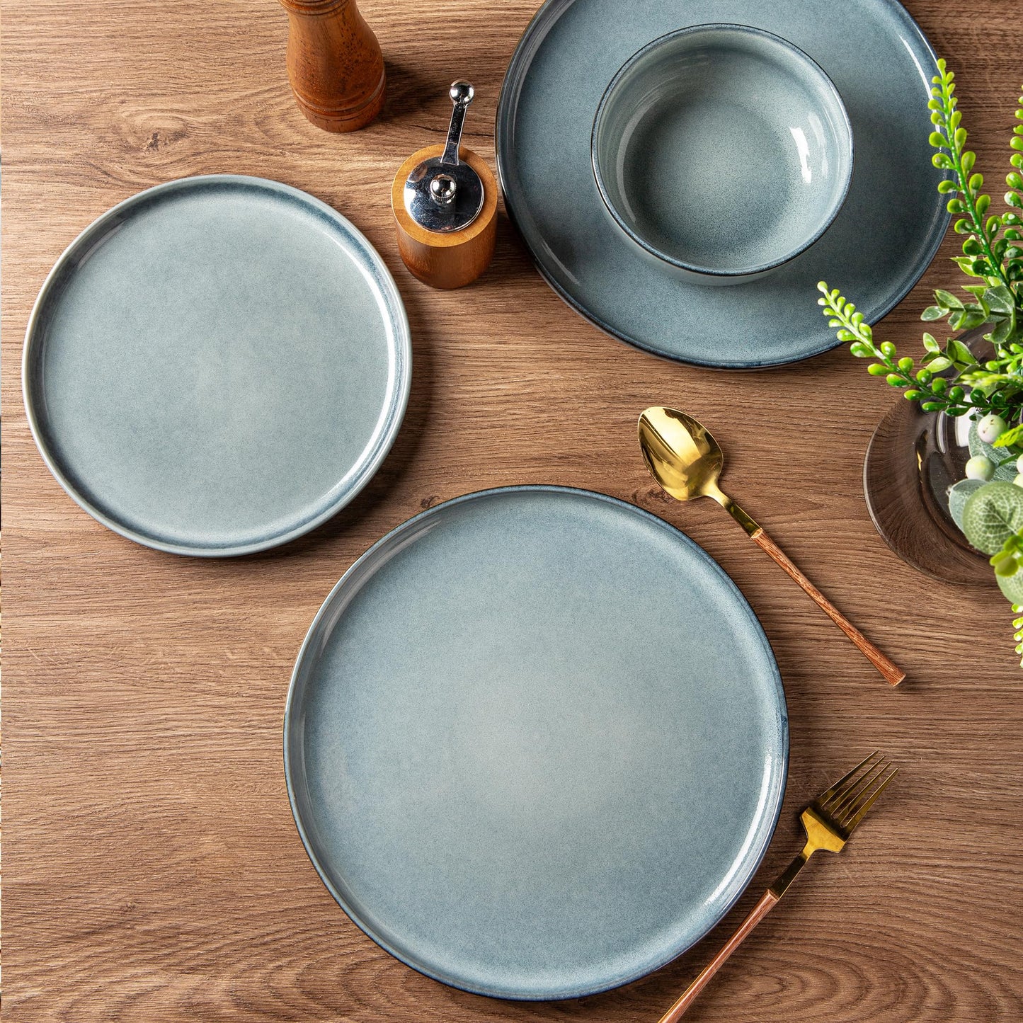 Handmade Stoneware Dinnerware Set – 4/6/8
